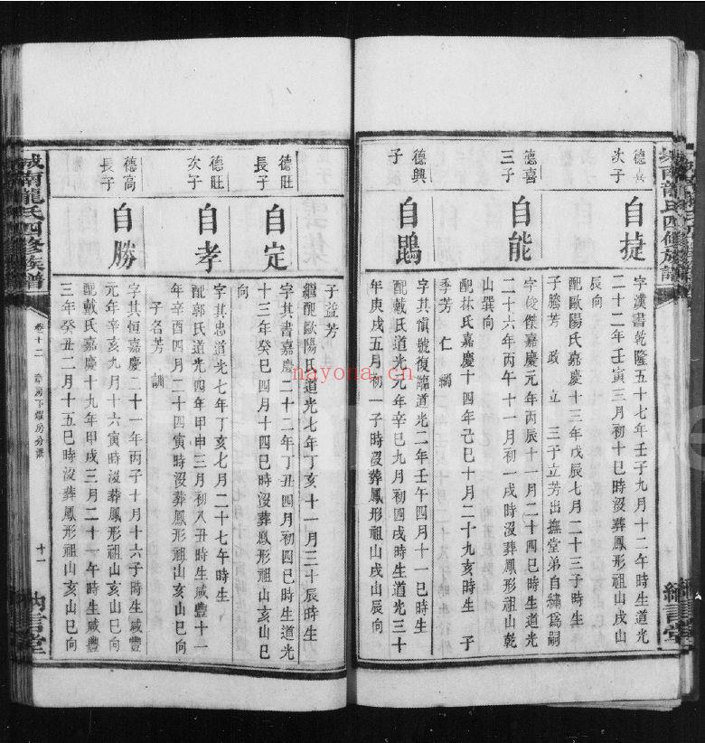 龙氏宗谱族谱（犹他州藏湖南省）共186册