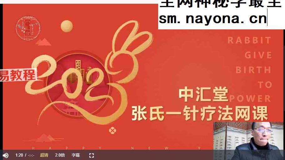 灵效绝针课程视频10集