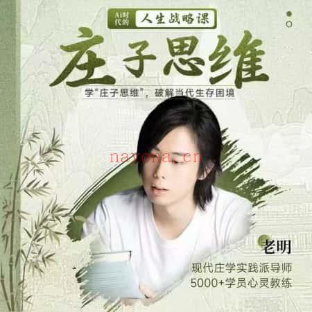 老明《庄子思维:AI时代的人生战略课》18集视频课
