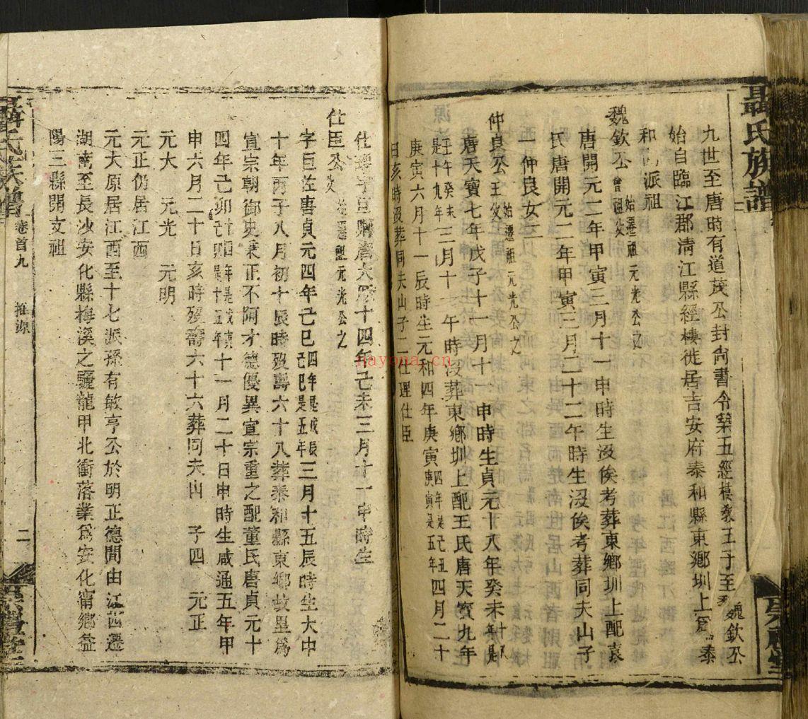 聂氏宗谱族谱(犹他州藏湖南省)共193册