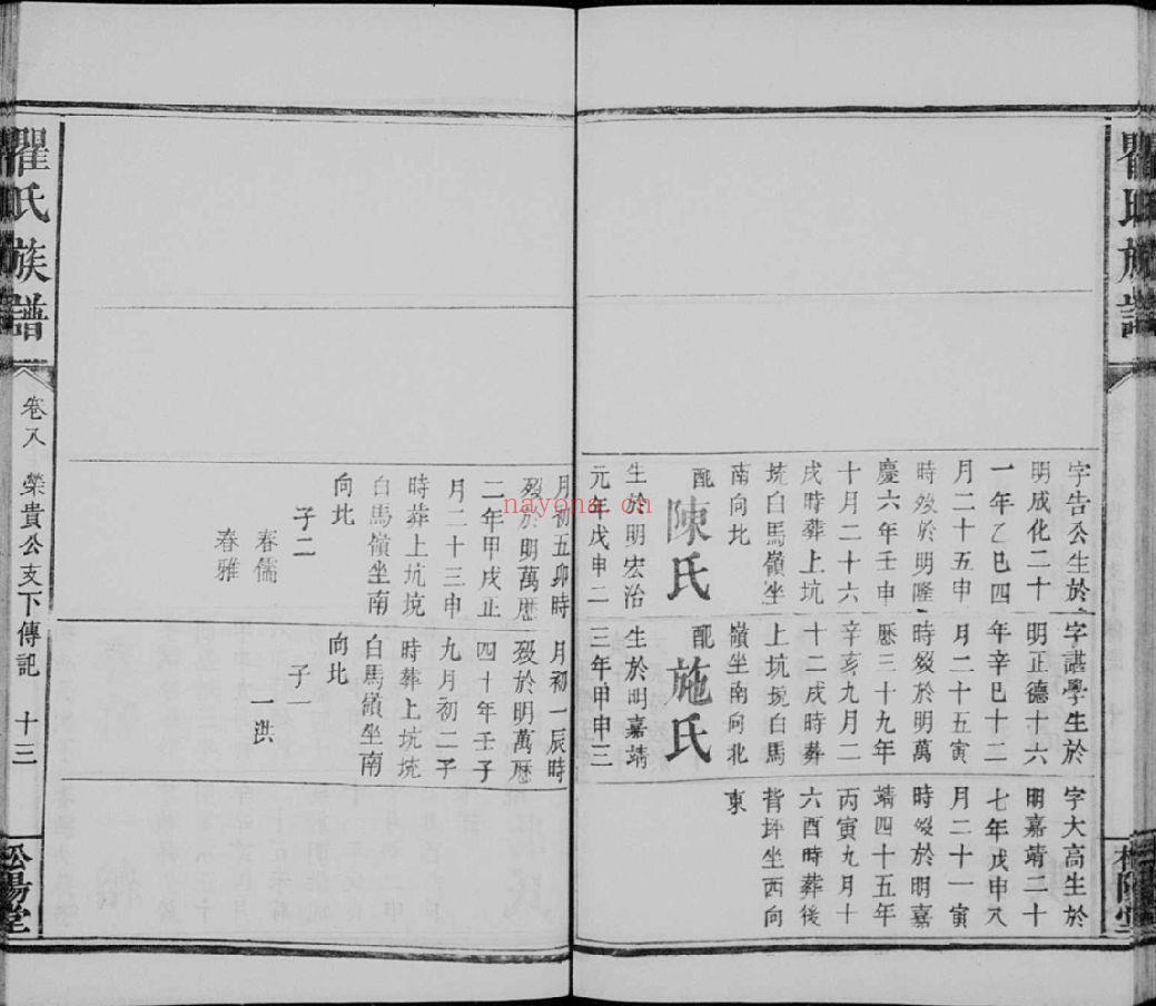 瞿氏宗谱族谱（犹他州藏湖南省）共11册