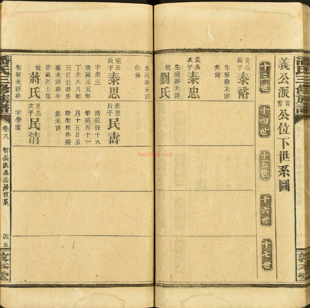 潘氏宗谱族谱（犹他州藏湖南省）共46册