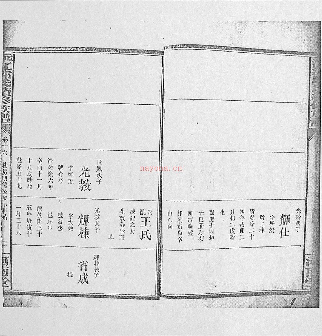 邱氏宗谱族谱（犹他州藏湖南省）共40册