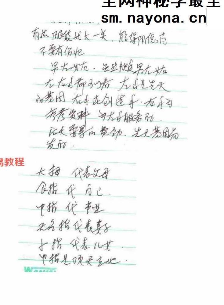 陈鼎龙的儿子陈大有西安派手相资料pdf 10册