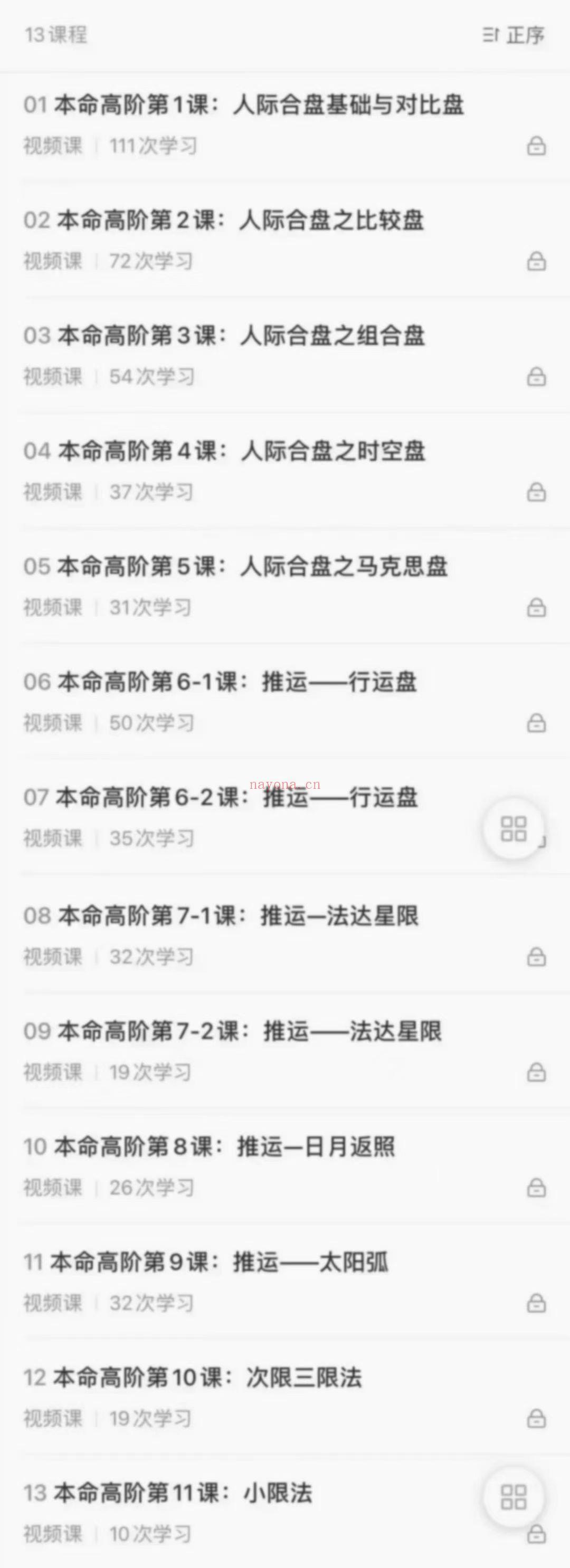 Jenny 简妮老师古典占星初阶+中阶+推运与合盘高阶班