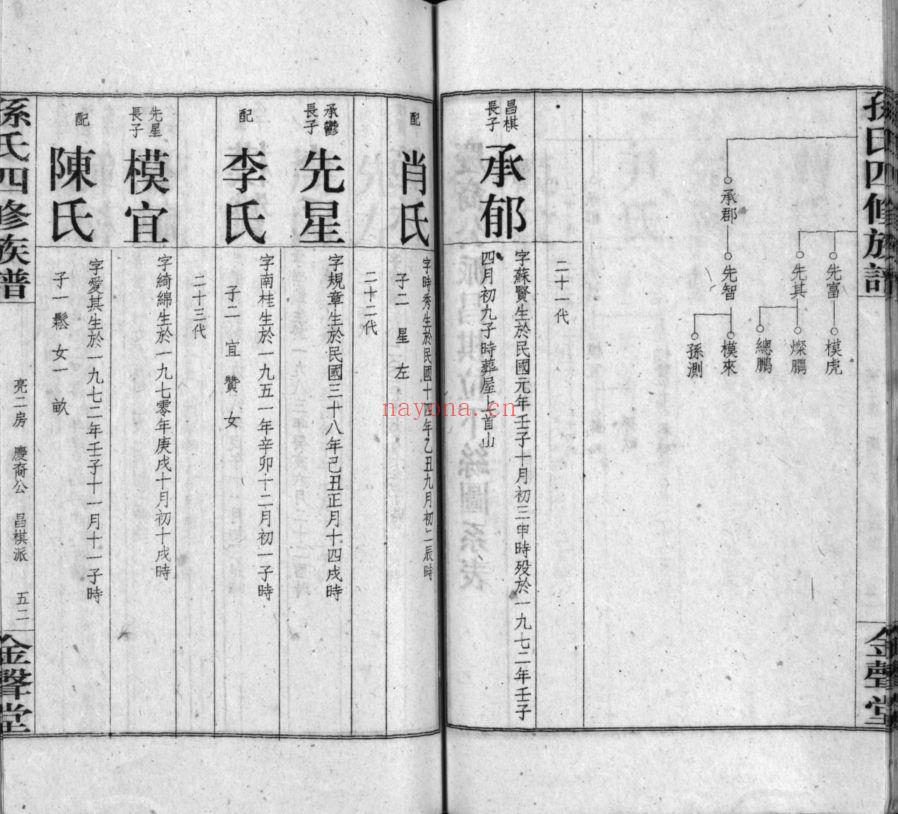 孙氏宗谱族谱（犹他州藏湖南省）共171册