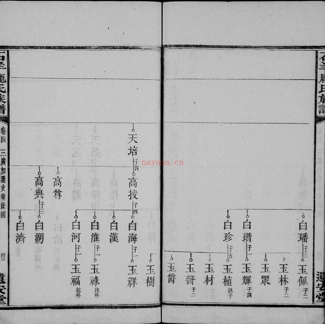 羊氏宗谱族谱(犹他州藏湖南省)共28册