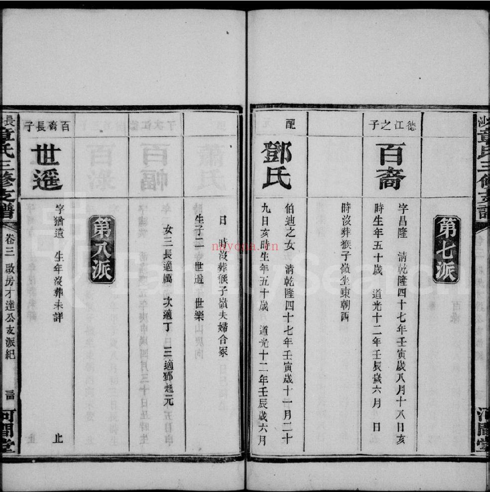 章氏宗谱族谱(犹他州藏湖南省)共8册