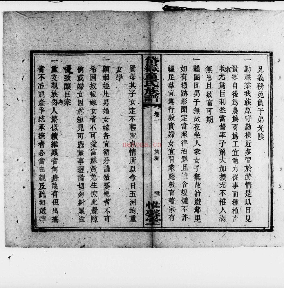 童氏宗谱族谱（犹他州藏湖南省）共90册