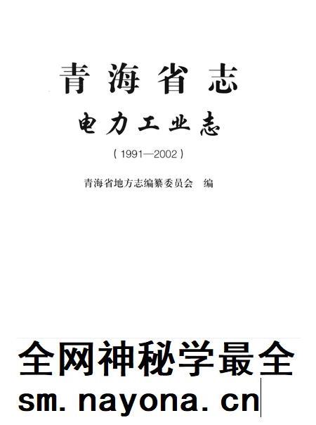 青海省志·电力工业志（1991——2002）.pdf电子版_青海省志插图4