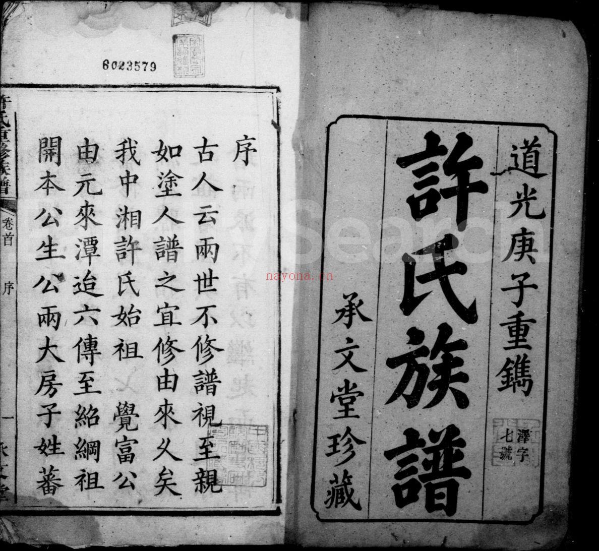 许氏宗谱族谱(犹他州藏湖南省)共97册