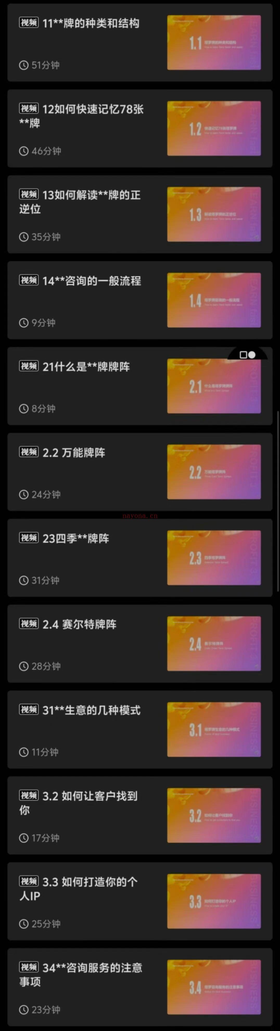 【塔罗课程】Grace塔罗课～从神秘到盈利的蜕变之旅