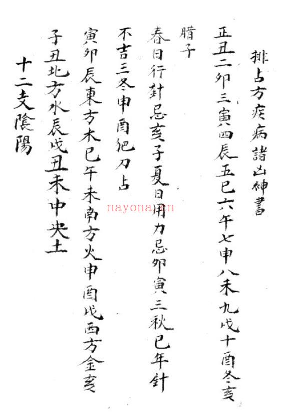 择日吉凶断古籍《八卦断病秘诀》69页 择日天文 第6张
