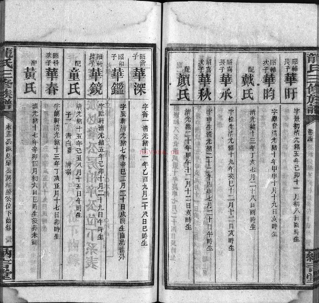 龙纳言堂族谱（犹他州藏湖南省）共52册