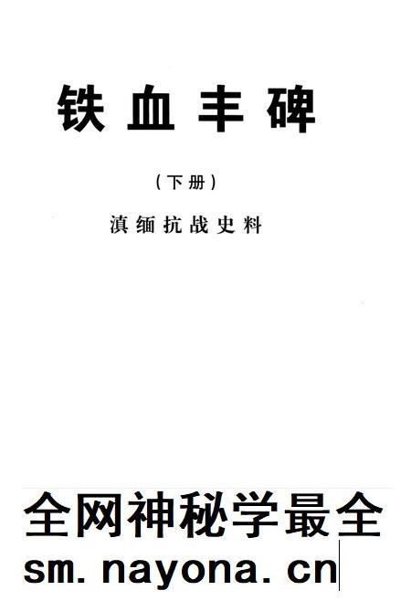 滇缅抗战史料 铁血丰碑 下.pdf电子版_云南省志插图2