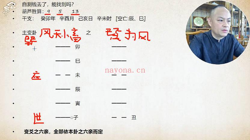赵奕臻《占卜绝技葫芦胜算六爻》视频课50集