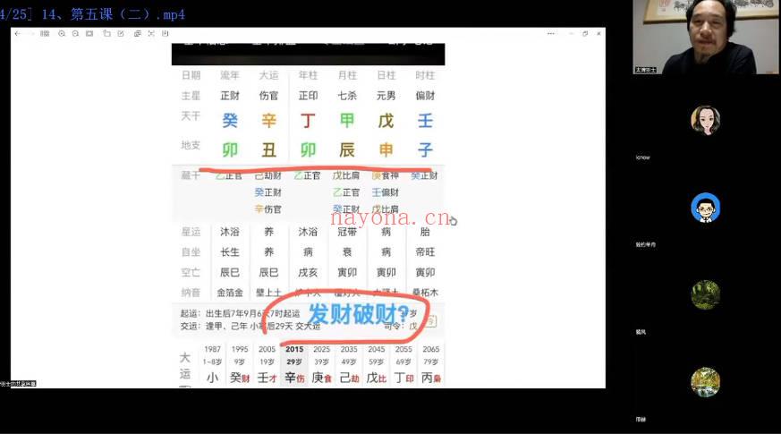 至印道长《命理八字从入门到实操》视频课25集