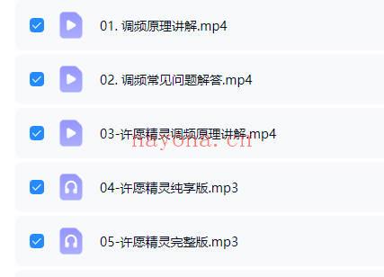 《许愿精灵调频：让你的愿望显化成真》3集视频+2集音频