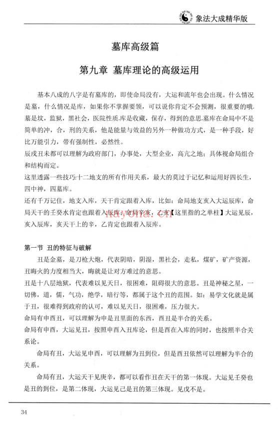 陈朝阳《盲派高级象法》象法大成精华版258页.PDF电子版
