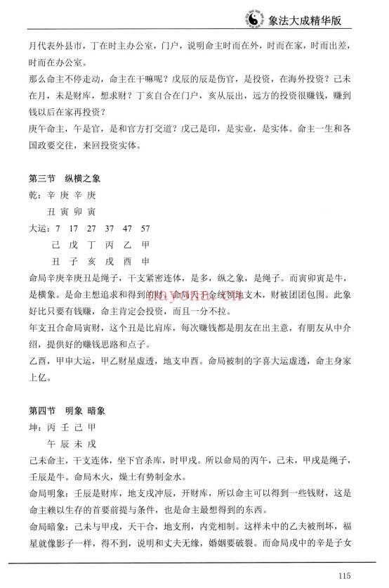 陈朝阳《盲派高级象法》象法大成精华版258页.PDF电子版