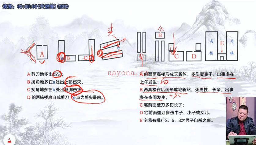 王九智《形家风水综合望宅断》教学视频24集
