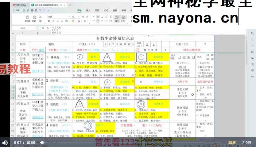 九数生命能量课程视频31集
