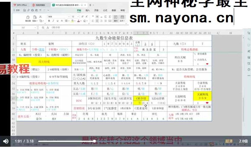 九数生命能量课程视频31集
