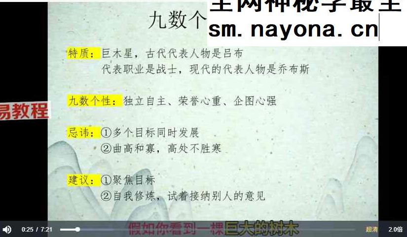 九数生命能量课程视频31集