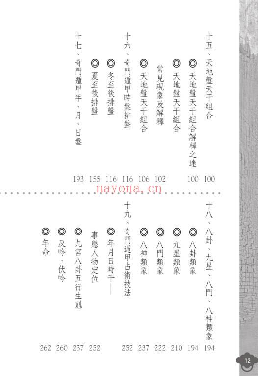 明灯山人《实用奇门遁甲占术 理论篇》286页.PDF电子版