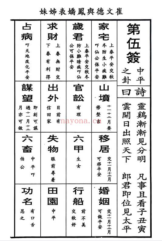 《仙公签解详解》62页.PDF电子版