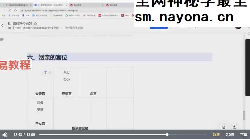 绽放星空能量：从零基础到紫微斗数解读师视频100集