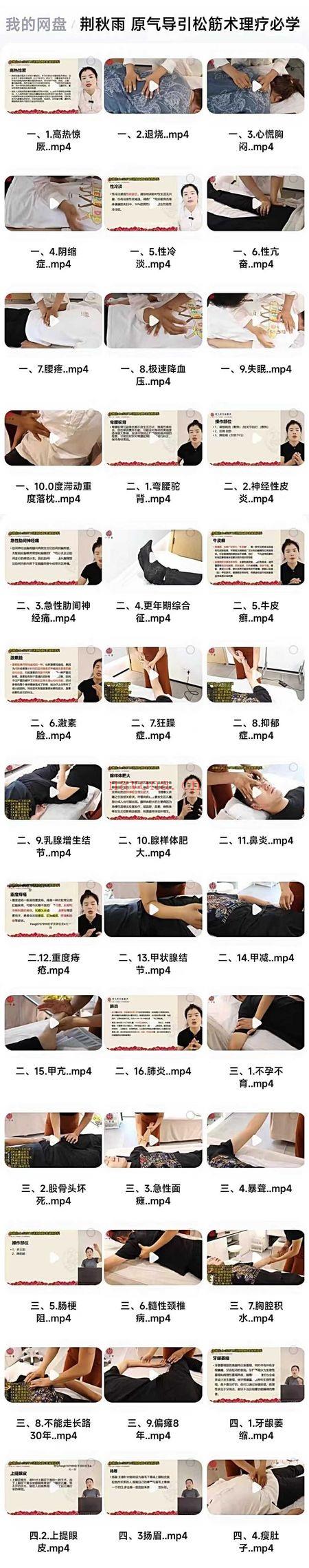 一寸堂 荆秋雨《原气导引松筋术(立竿见影)》视频39集