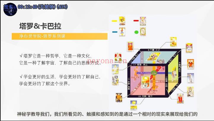 正心正念《塔罗职业训练营》视频25集