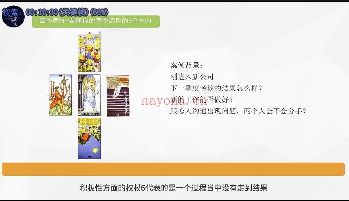 正心正念《塔罗职业训练营》视频25集