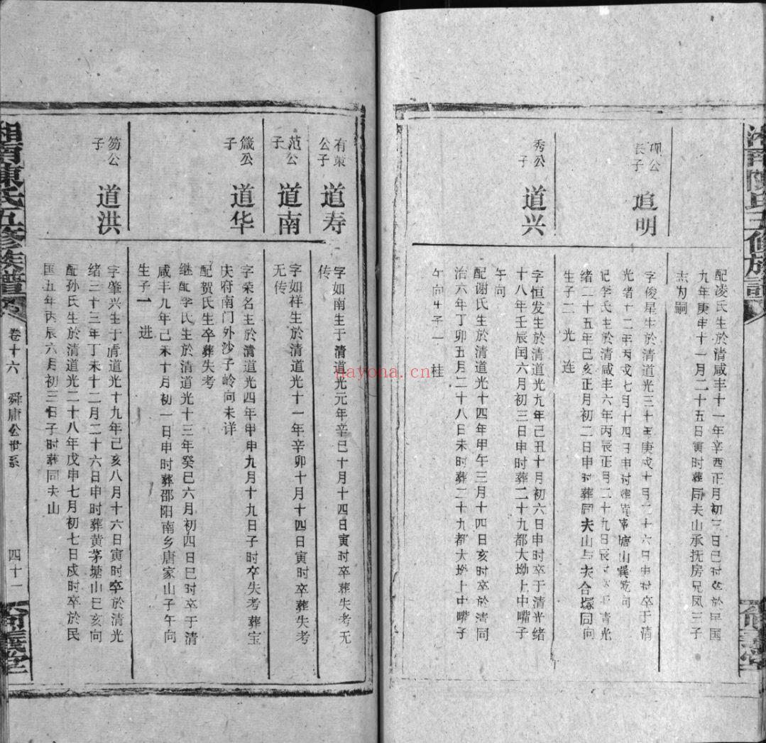 尚义陈氏五修族谱（犹他州藏湖南省图书馆藏本）共65册
