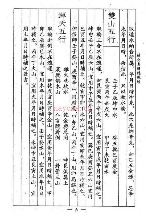 杨救贫原着《杨公真传龙脉经》古本26页.PDF电子版