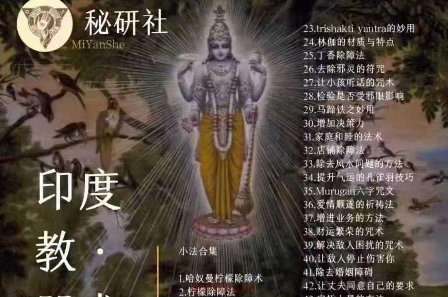 印度教咒术咒语初探视频加课件 官网:国学资源,国学资料,国学五术资料高端法本