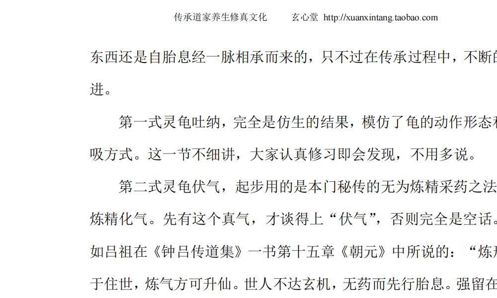 玄心堂 道家龙门派龟息功胎息秘法函授资料电子版 官网:国学资源,国学资料,国学五术资料高端法本