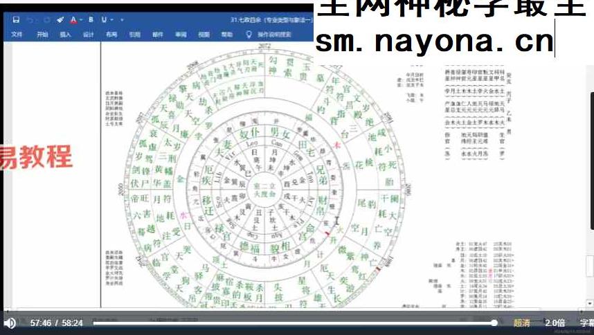 吴星平 七政四余基础进阶高级班三套视频课程+课件pdf