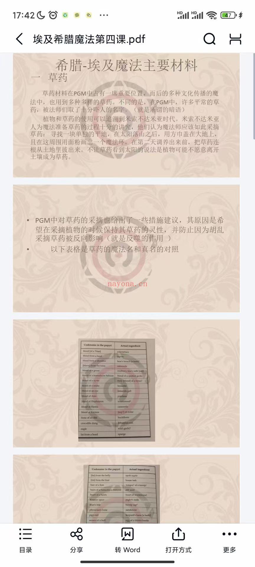 【魔法】PGM希腊埃及魔法