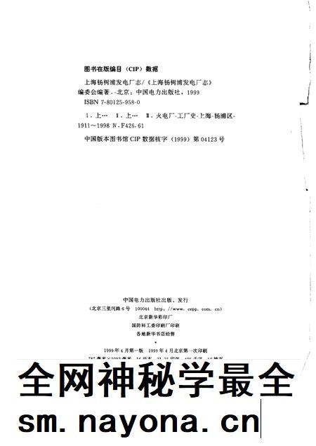 上海杨树浦发电厂志 1911-1990.pdf电子版_上海市志插图2 上海杨树浦发电厂志 1911-1990.pdf电子版_上海市志插图2