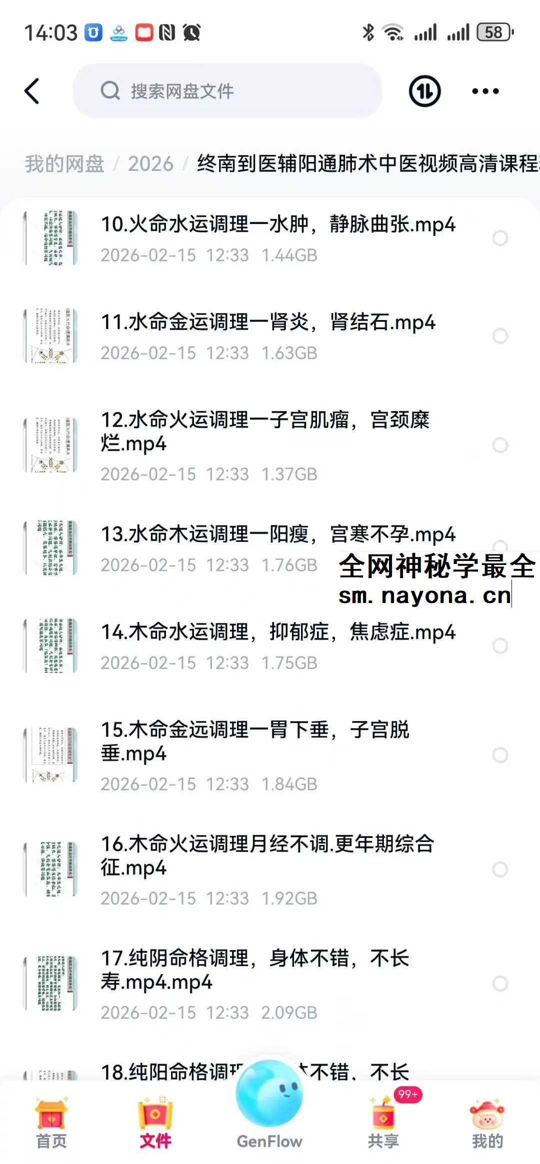 终南到医辅阳通肺术中医视频高清课程精品网课鼻炎咽喉痛咳嗽结节