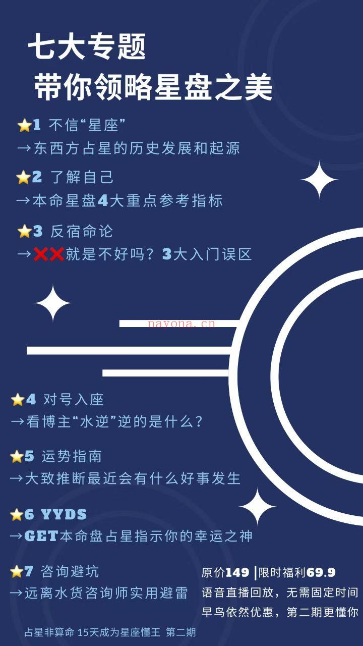 【占星】 “成为星座懂王” 15天教你建立星盘整体视角课!