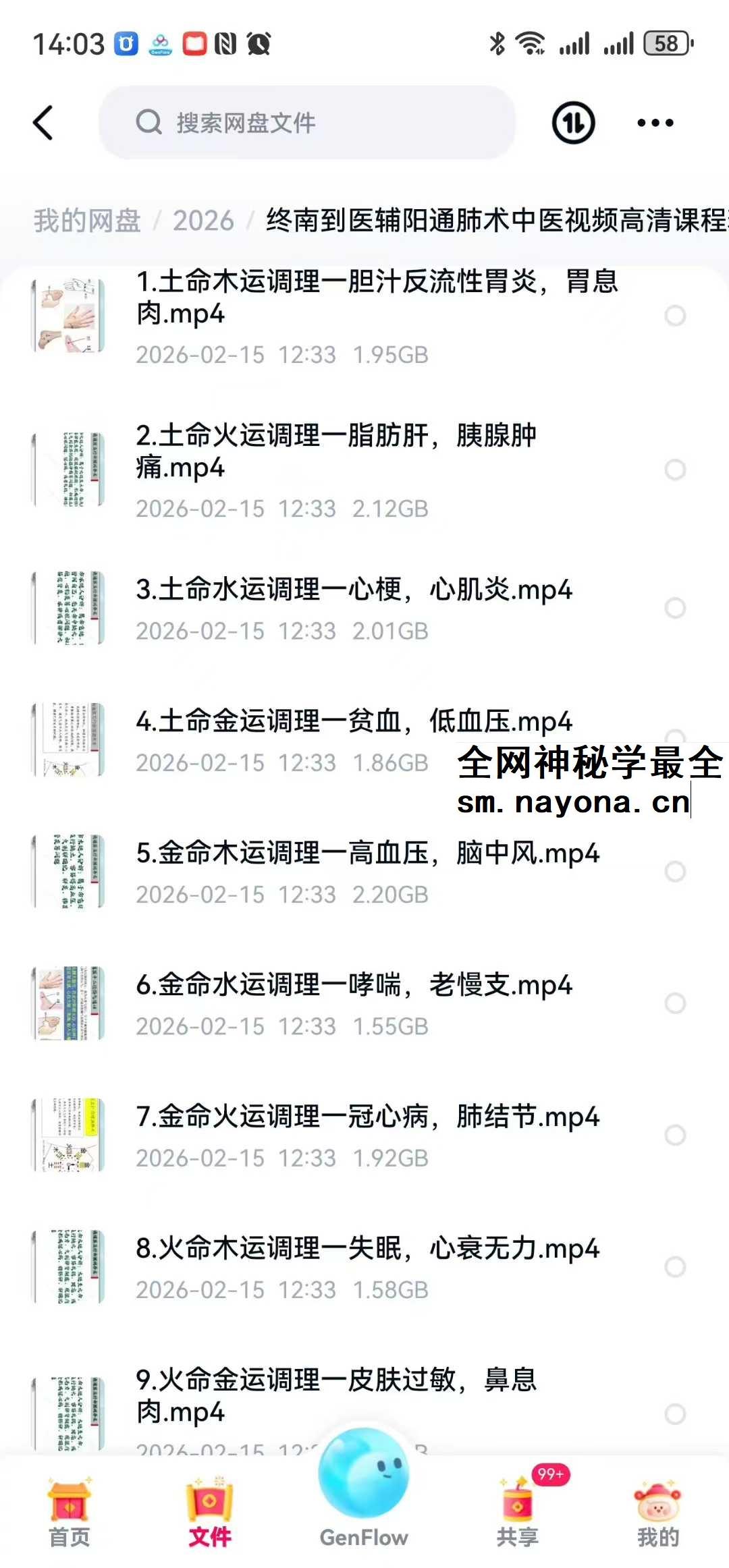 终南到医辅阳通肺术中医视频高清课程精品网课鼻炎咽喉痛咳嗽结节