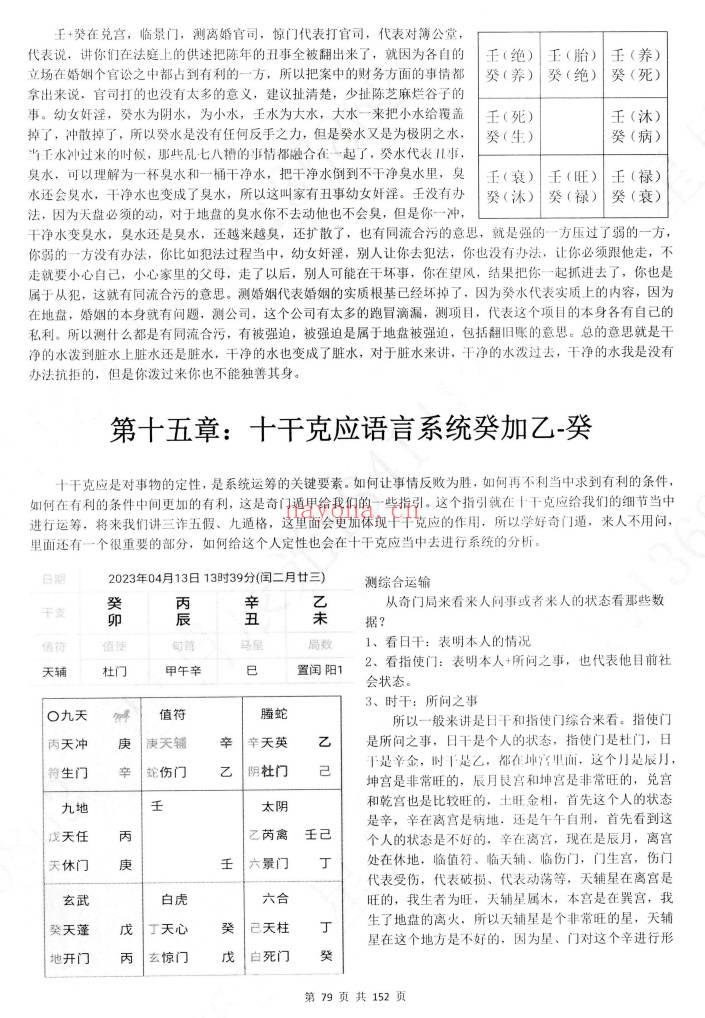 星月辰光《2026时家奇门遁甲密训精华运筹案例全集》152页.PDF电子版