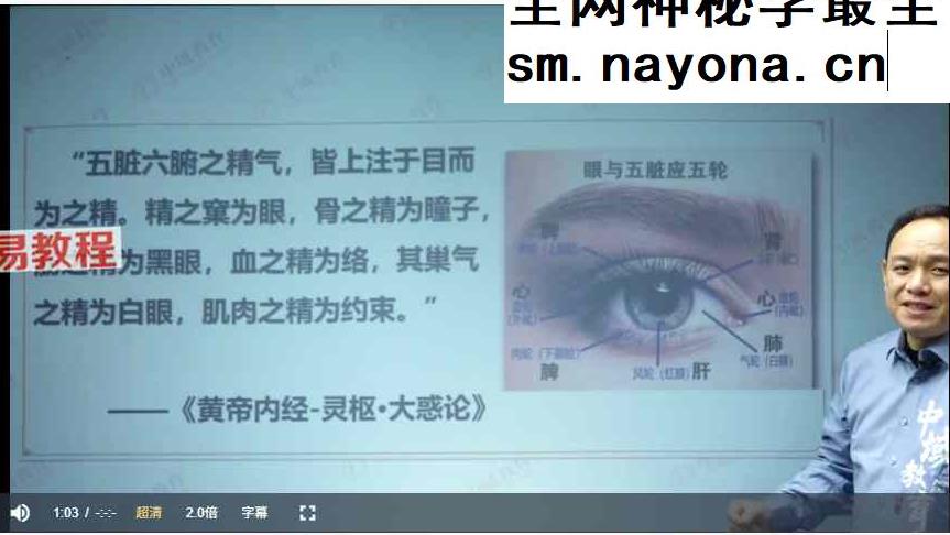 黄鑫古法观目术线上课视频17集