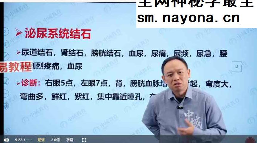 黄鑫古法观目术线上课视频17集