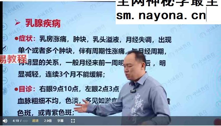 黄鑫古法观目术线上课视频17集