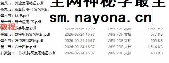 散人邵子神数视频7集+课件pdf