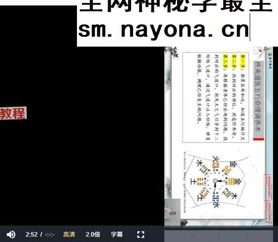终南道医辅阳通肺术中医视频21集